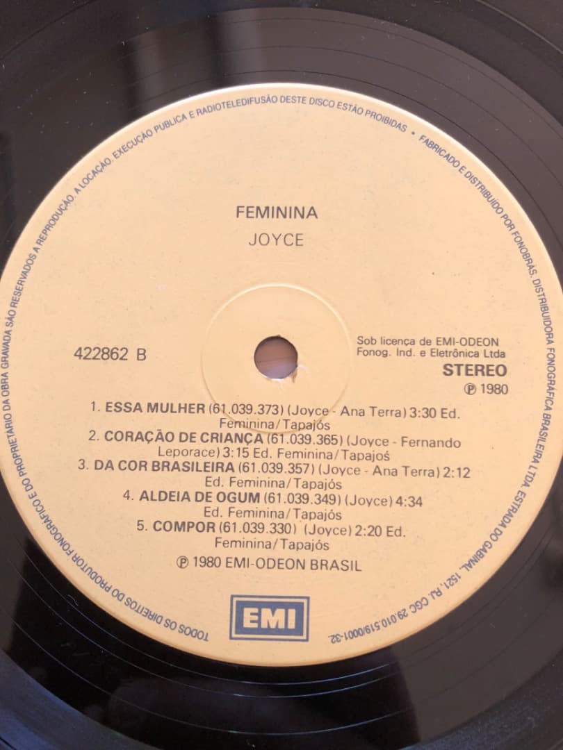 Joyce / Feminina（LP）