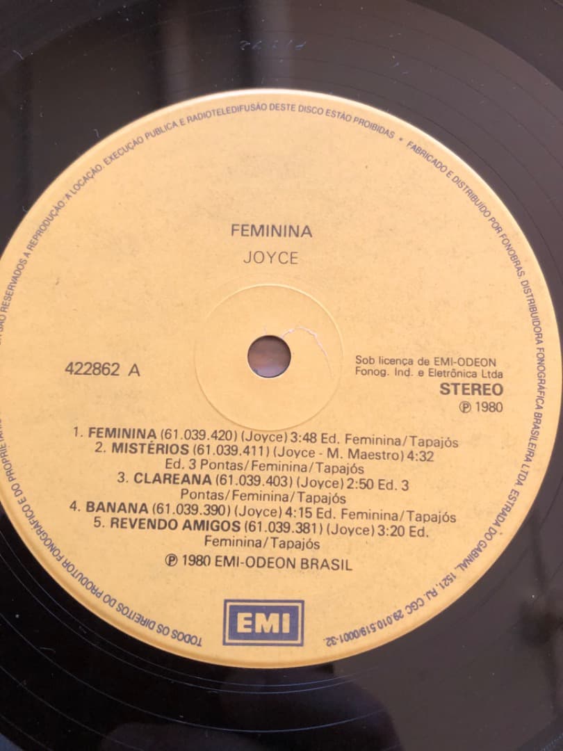 Joyce / Feminina（LP）