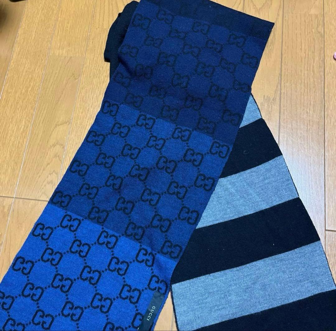 グッチ　GUCCIマフラー　メンズ