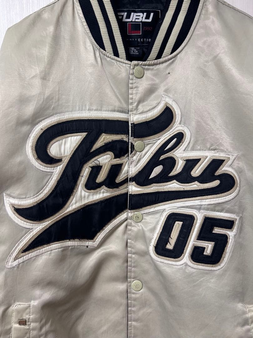 90s FUBU スタジャン　ゴールデンサイズ