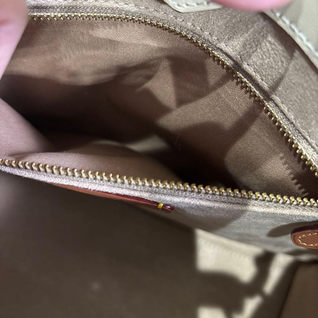 COACH ベージュ トートバッグ