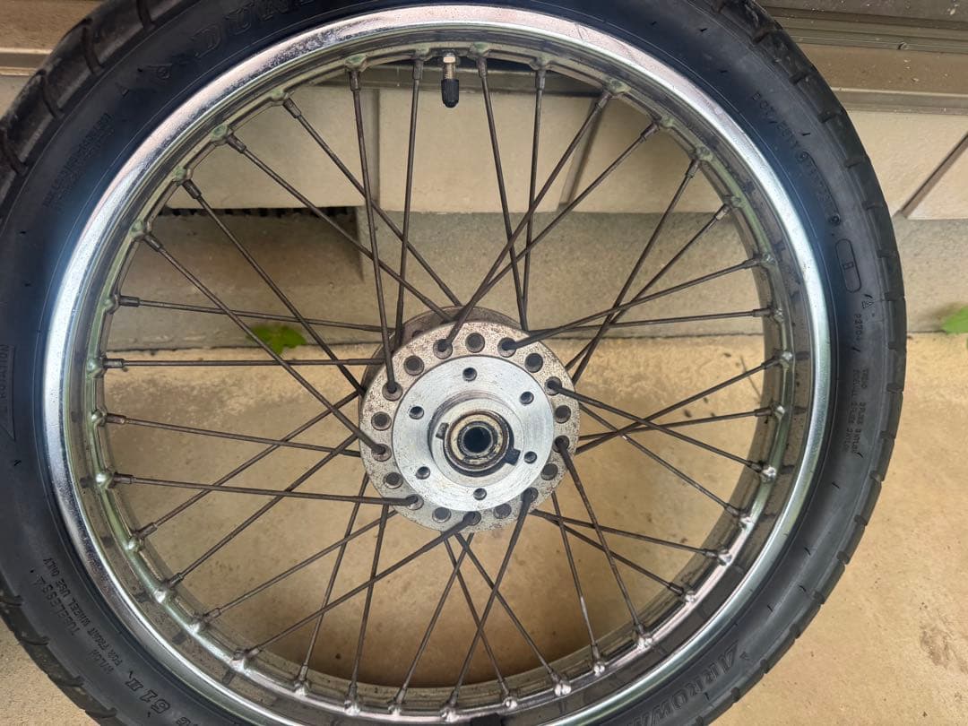 GS400 ザリ　ゴキ　GT300 GSX 純正　スポーク　ホイール　前後