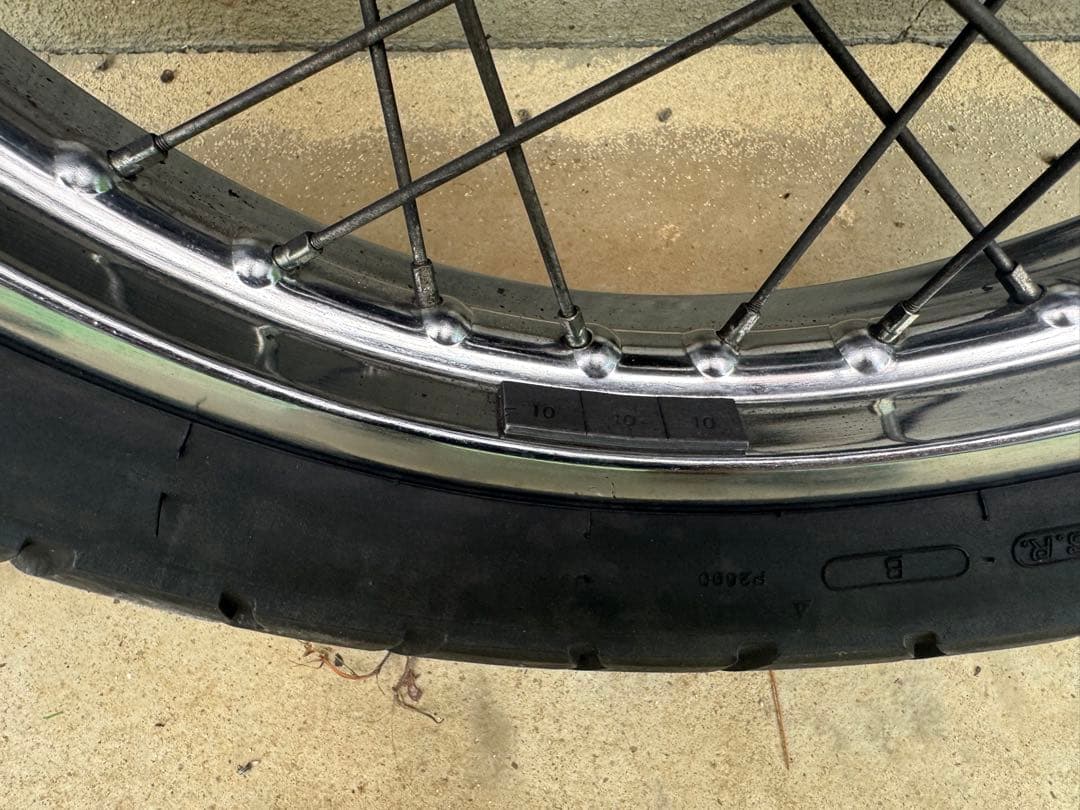 GS400 ザリ　ゴキ　GT300 GSX 純正　スポーク　ホイール　前後