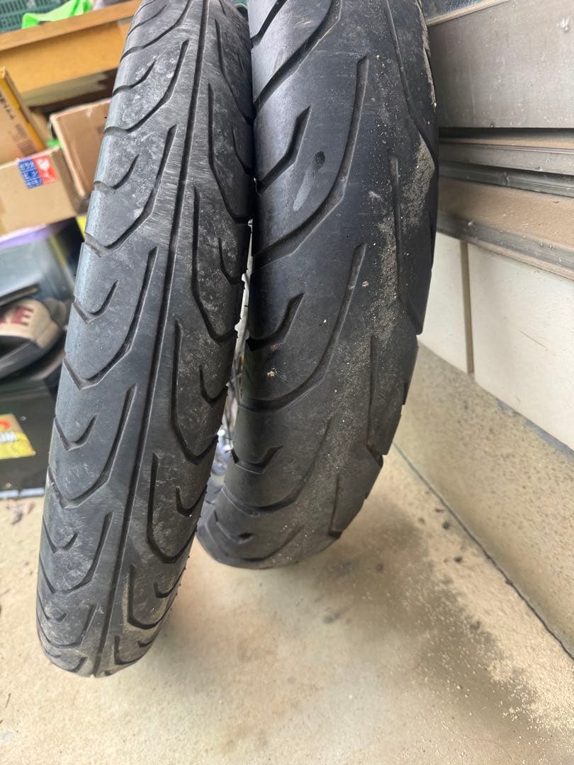 GS400 ザリ　ゴキ　GT300 GSX 純正　スポーク　ホイール　前後