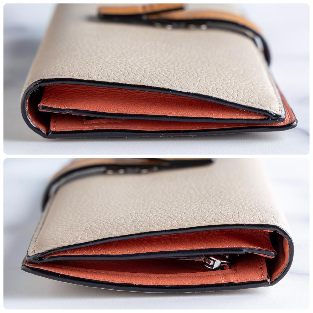【超美品】 LOEWE ２つ折り 長財布 バーティカルウォレット 箱付き
