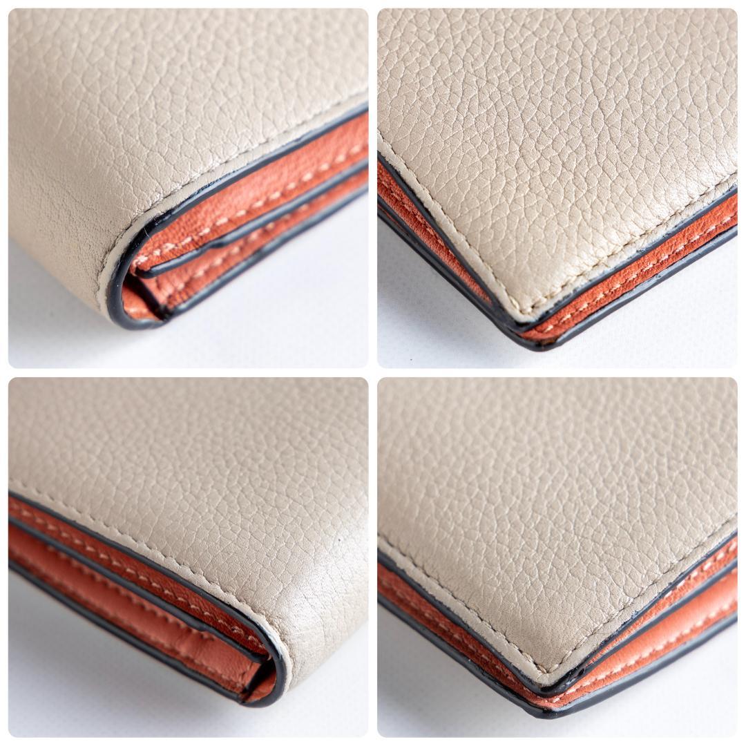【超美品】 LOEWE ２つ折り 長財布 バーティカルウォレット 箱付き