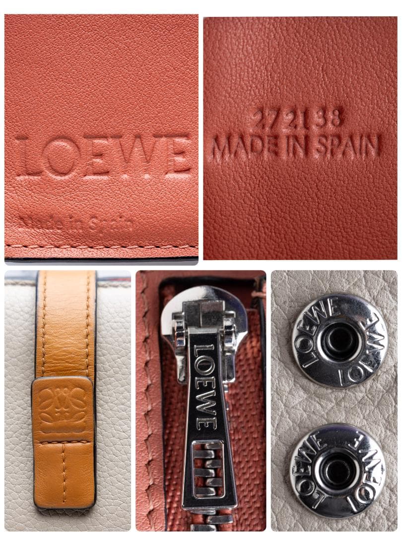 【超美品】 LOEWE ２つ折り 長財布 バーティカルウォレット 箱付き