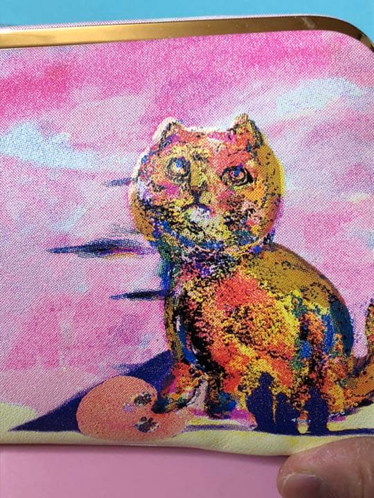 ツモリチサト キャリー　がま口 長財布 フラワーキャット