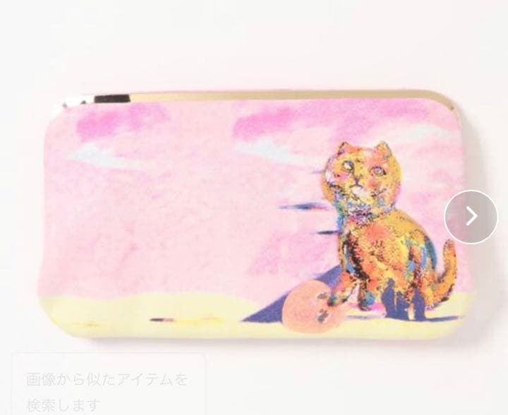 ツモリチサト キャリー　がま口 長財布 フラワーキャット