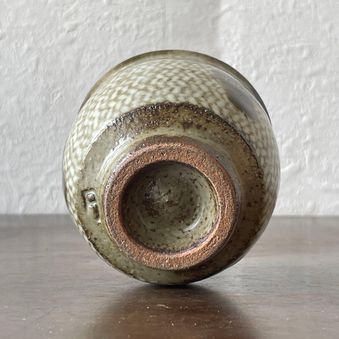 人間国宝　島岡達三　象嵌　夫婦　湯呑　共箱　ペア　酒器　ぐい呑としても