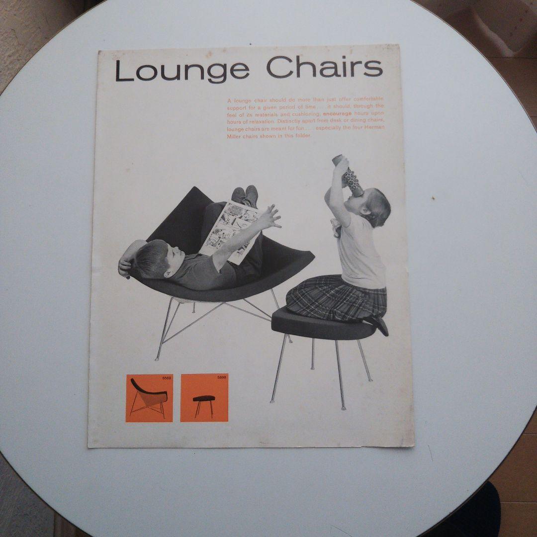 アート・デザイン・音楽 HERMAN MILLER LOUNGECHAIRS CATALOGUE1959