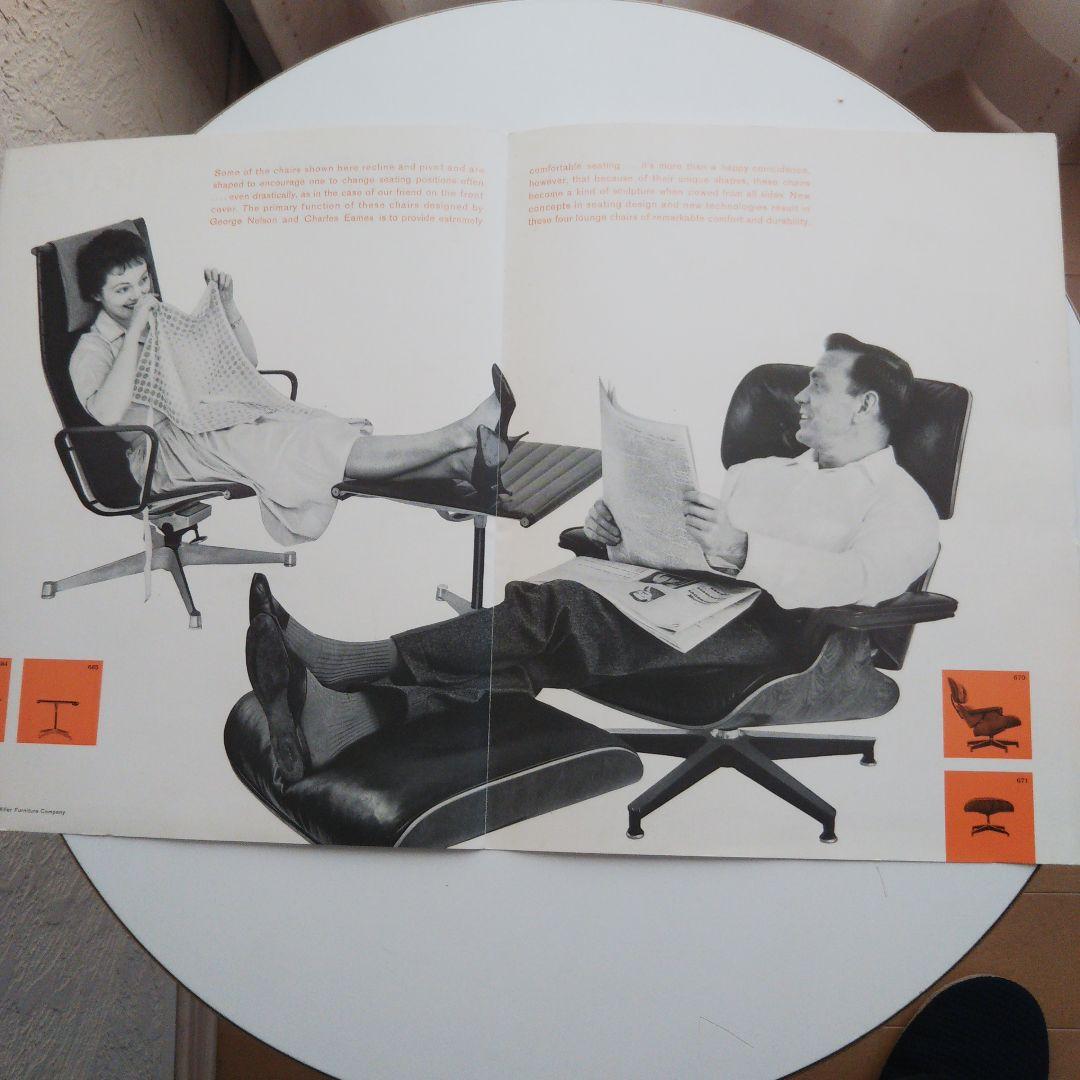 アート・デザイン・音楽 HERMAN MILLER LOUNGECHAIRS CATALOGUE1959