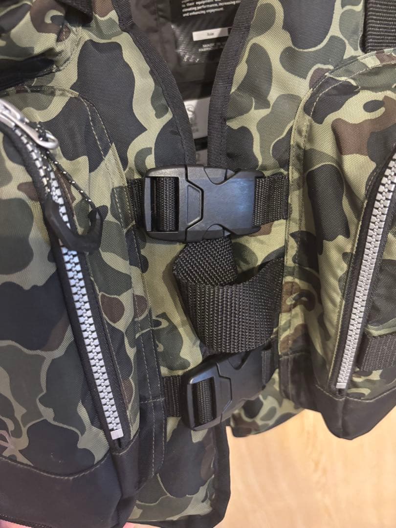 シマノ XEFO ゲームベスト VF-278R カモ 迷彩 フローティングベスト