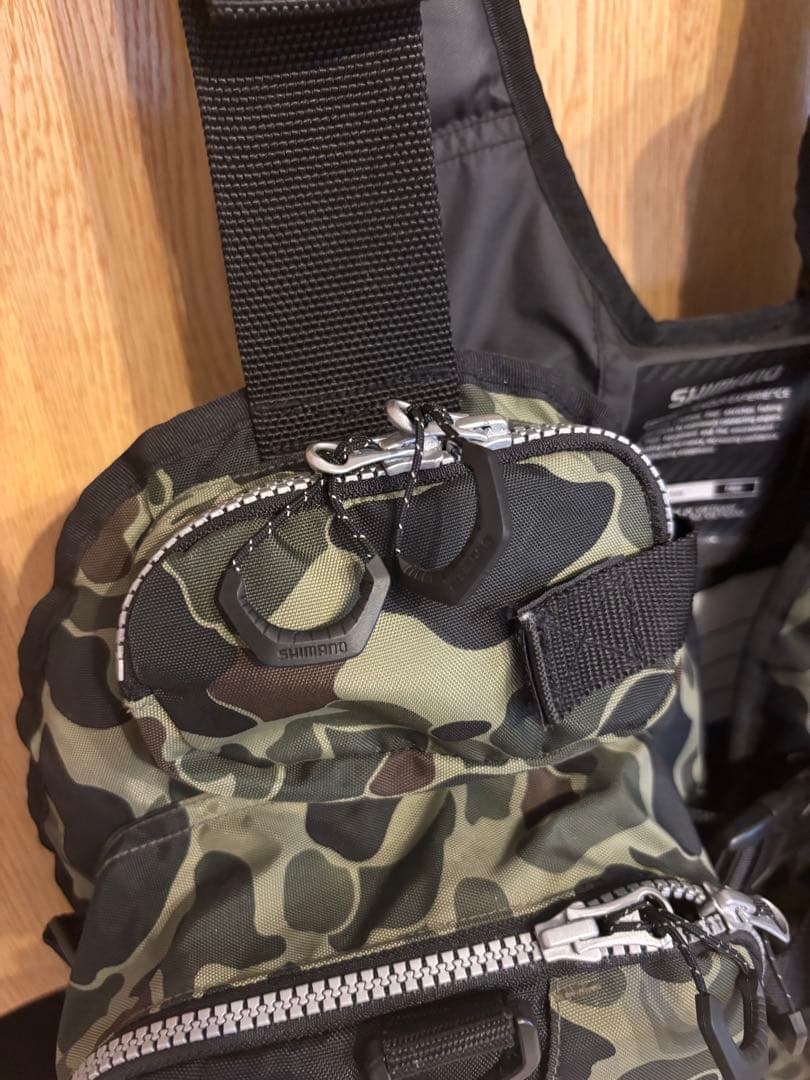 シマノ XEFO ゲームベスト VF-278R カモ 迷彩 フローティングベスト