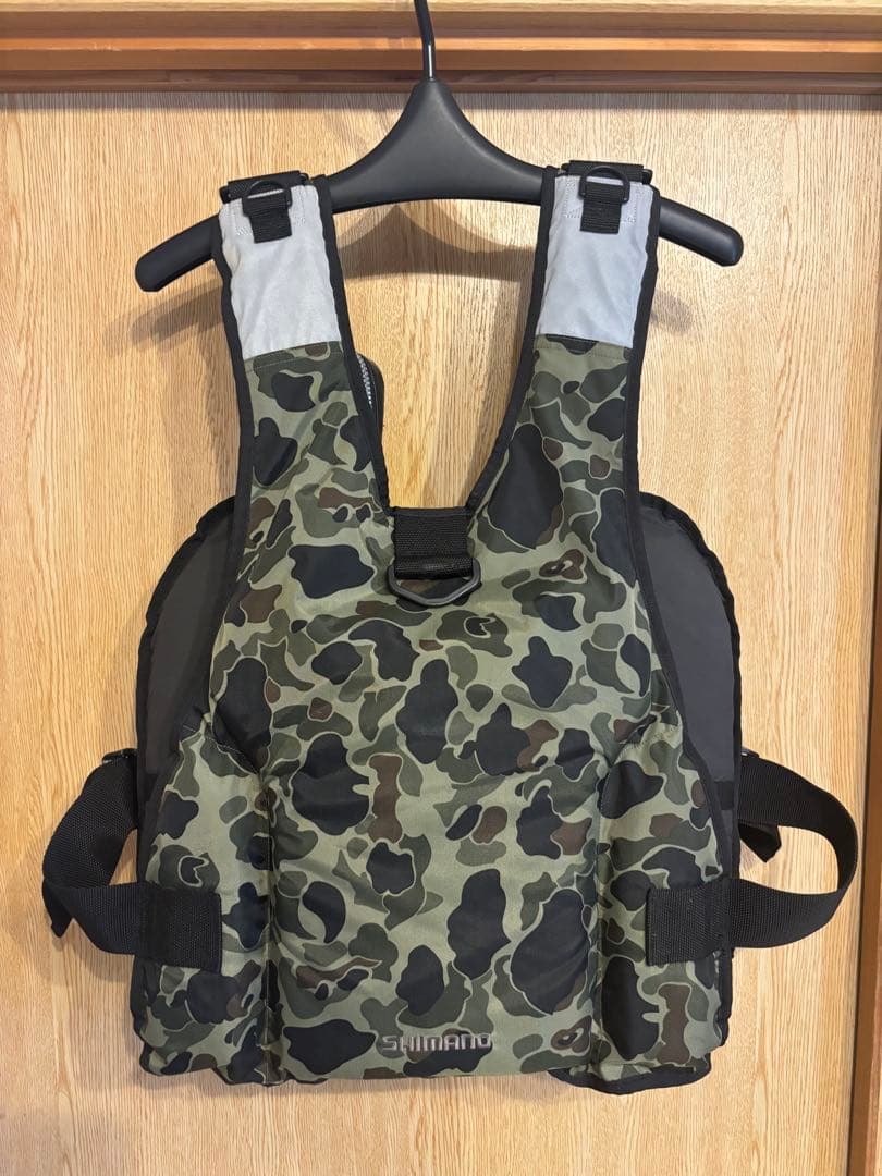 シマノ XEFO ゲームベスト VF-278R カモ 迷彩 フローティングベスト