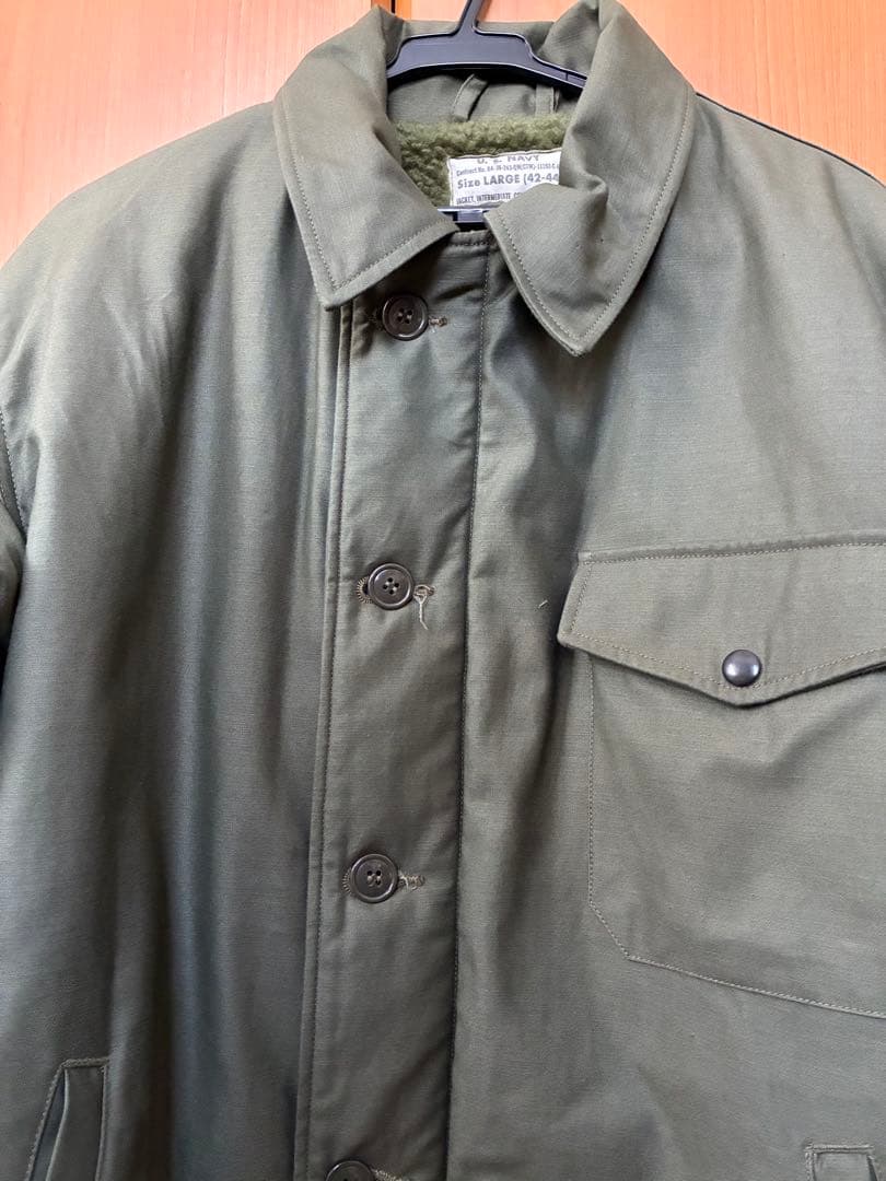 バズリクソンズ　A-2デッキジャケット『U.S.NAVY』