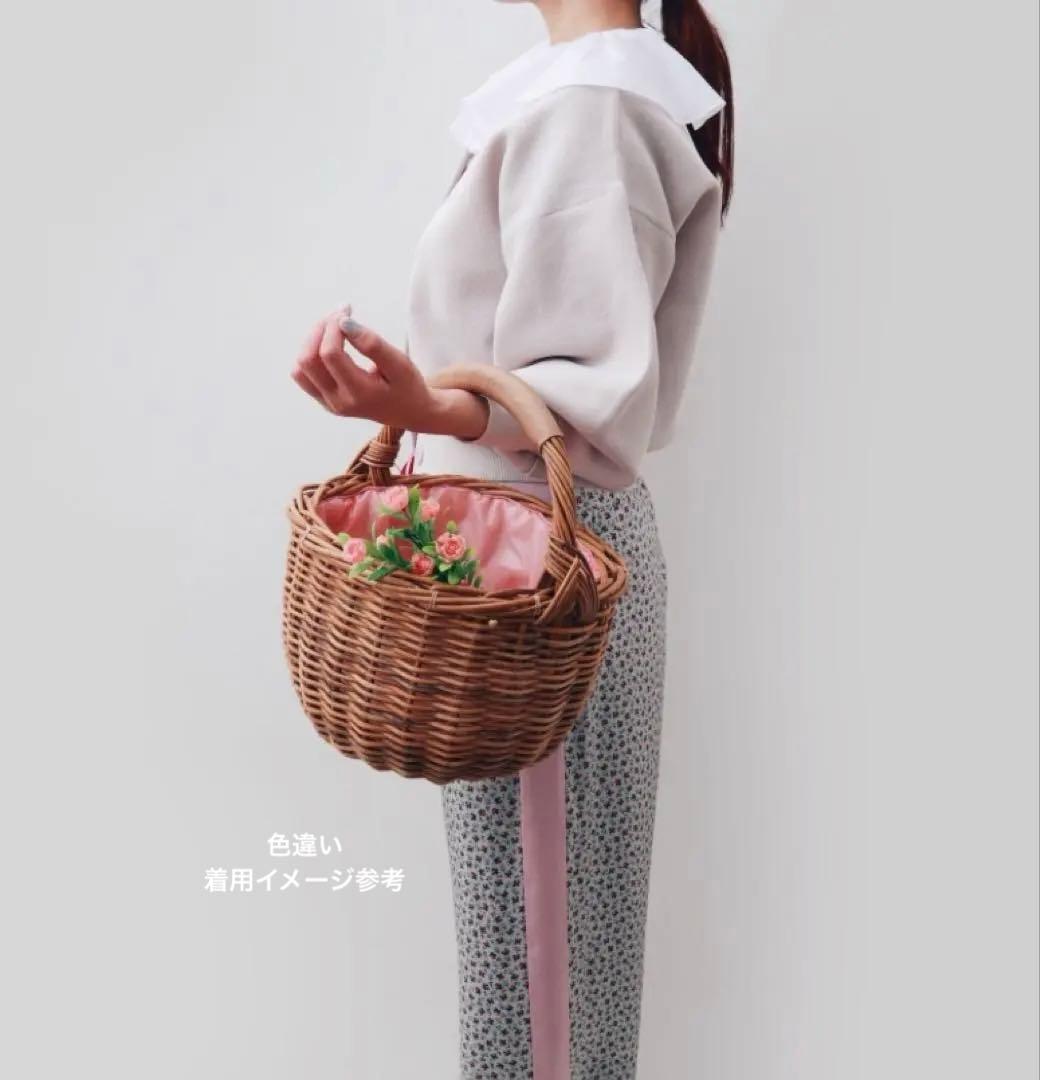 未使用品　ebagos オカイモノカゴ　ピンク