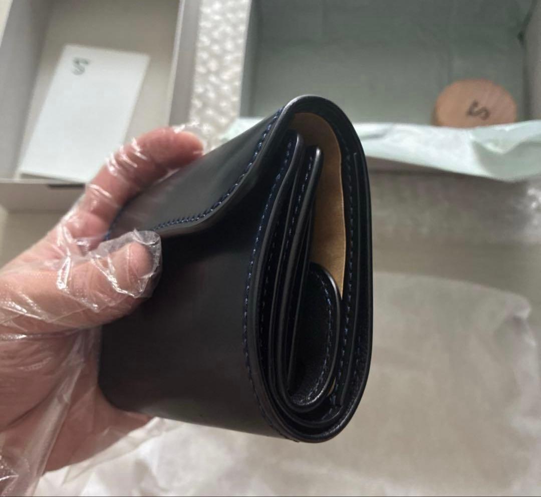 【新品】ワイルドスワンズ シェルコードバン インテンスブルー イーノeno