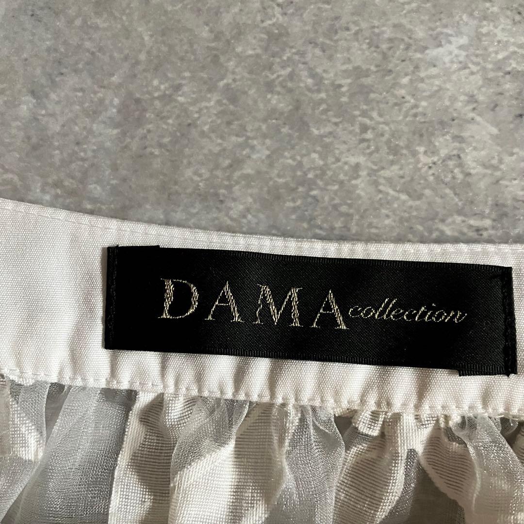 極美品 DAMA collectionトルコ素材 花柄 ジャケット シアー