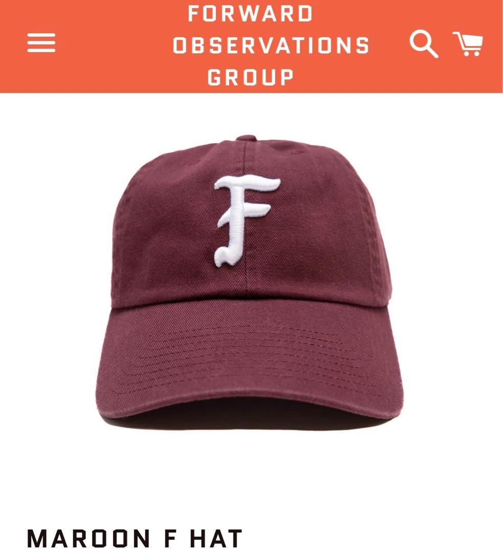 【実物】 FOG Maroon F Hat