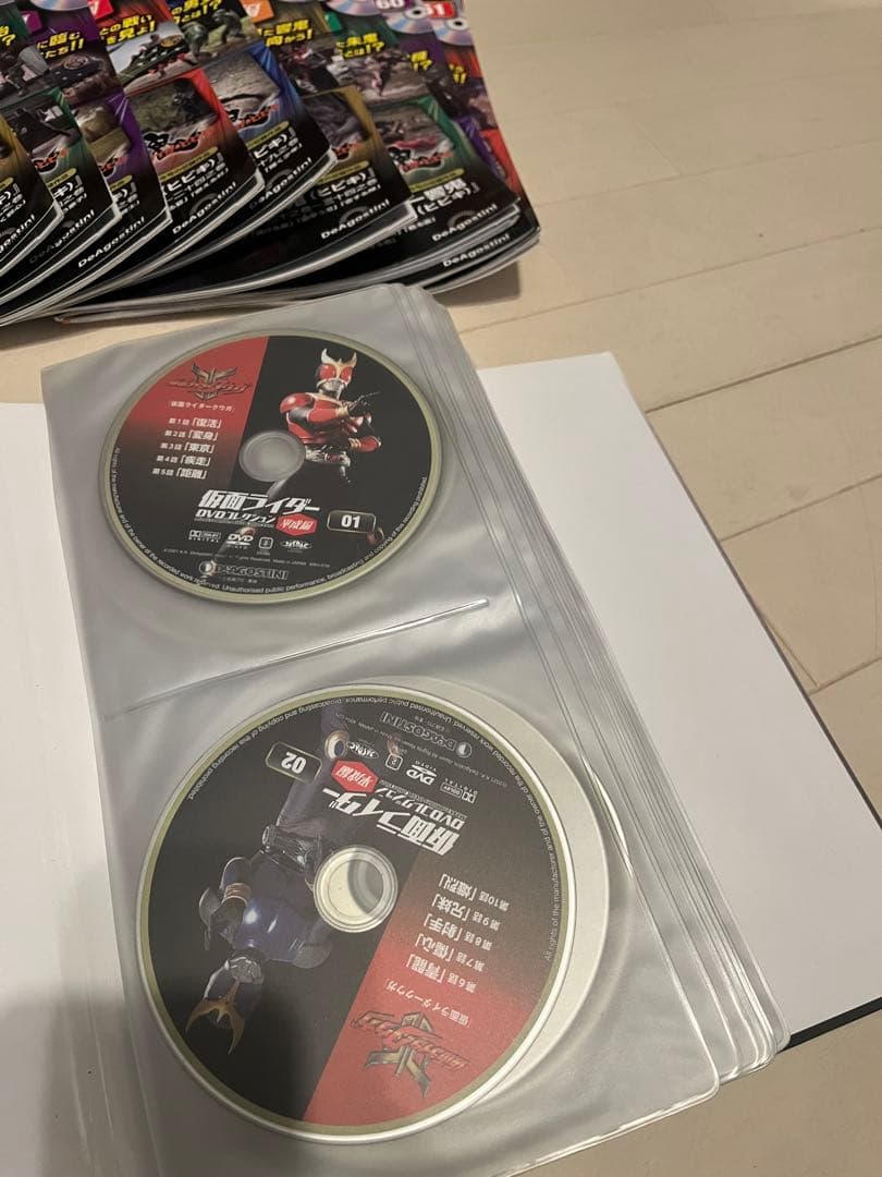 デアゴスティーニ　仮面ライダー　DVDコレクション　平成編　大量まとめセット