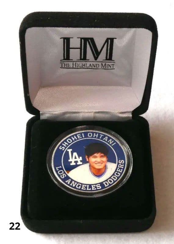 大谷翔平　ドジヤース移籍記念(メダル)、5000個限定品