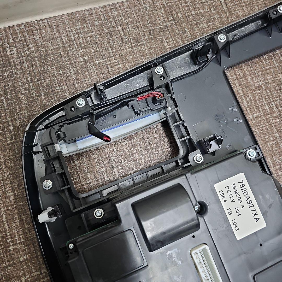 H27年 三菱 ekカスタム B11W オーディオエアコンスイッチパネル