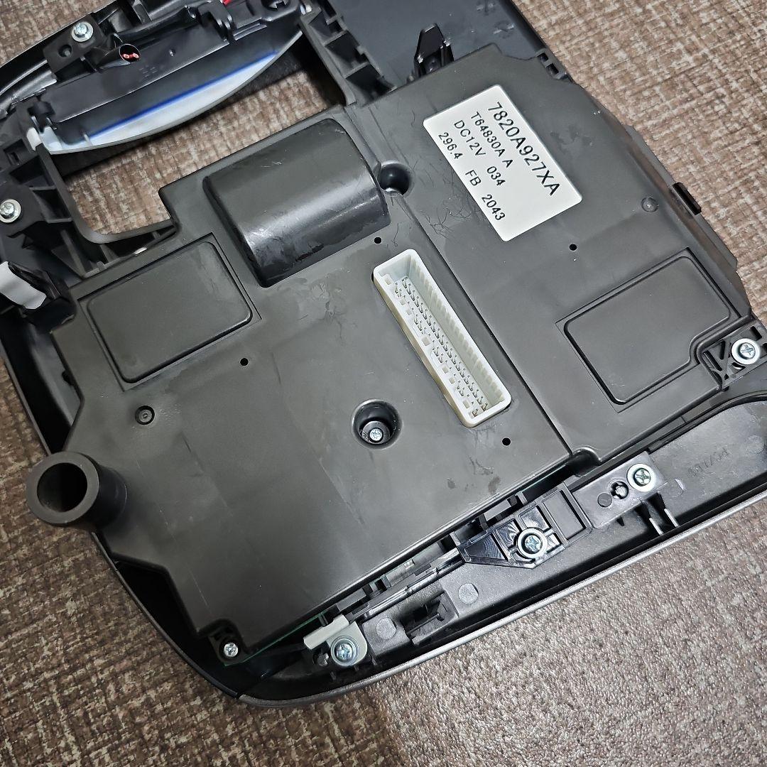 H27年 三菱 ekカスタム B11W オーディオエアコンスイッチパネル