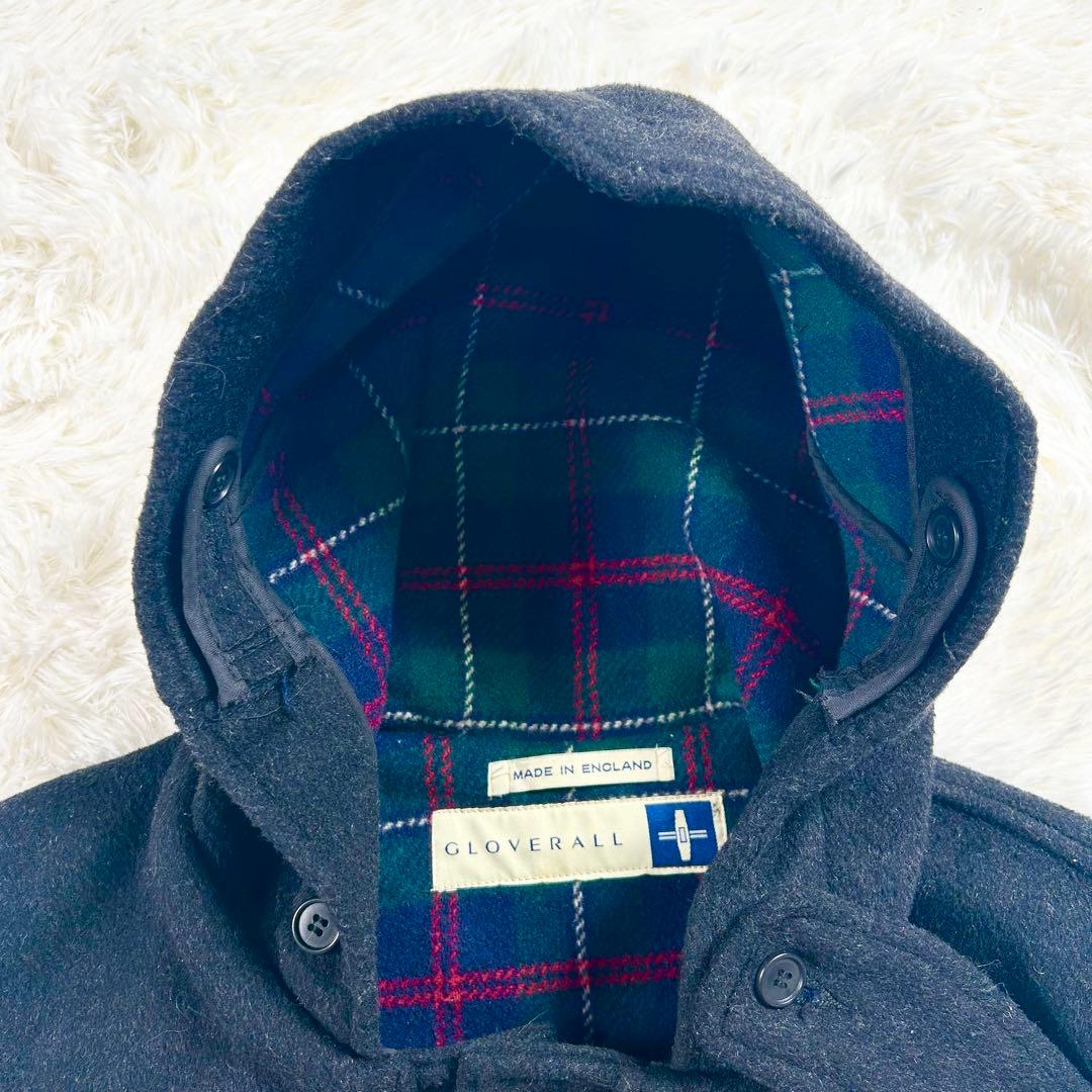 GLOVERALL グローバーオール ダッフルコート チェック柄