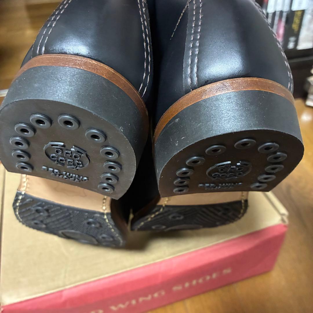 美品 REDWING ベックマン フラットボックス 9060 茶芯 9.5 箱付