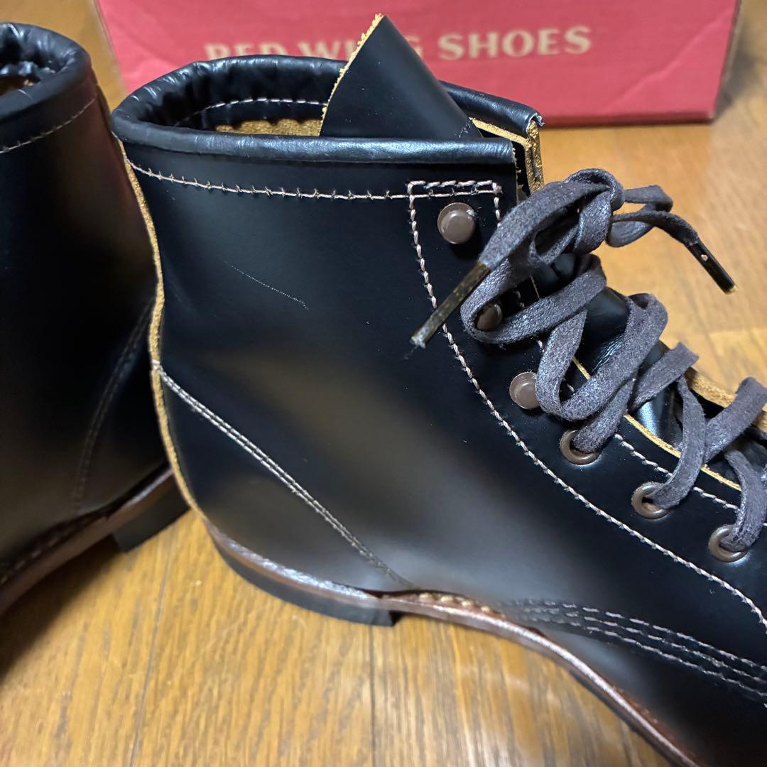 美品 REDWING ベックマン フラットボックス 9060 茶芯 9.5 箱付