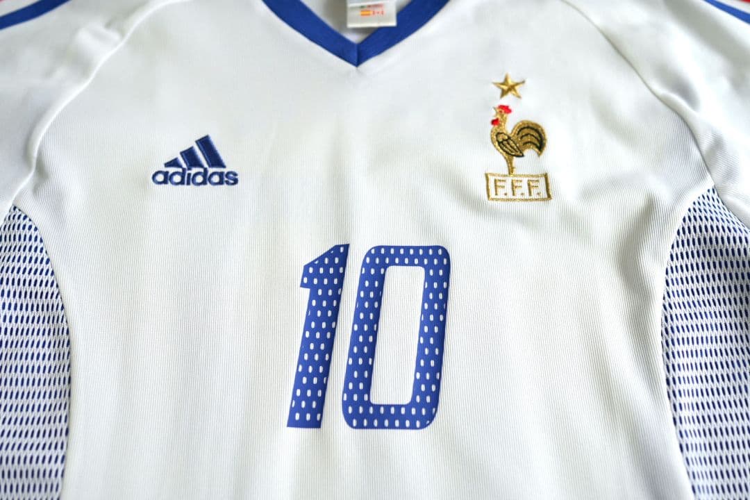 【希少】フランス代表 ジタン 2002年ワールドカップ　アウェイ