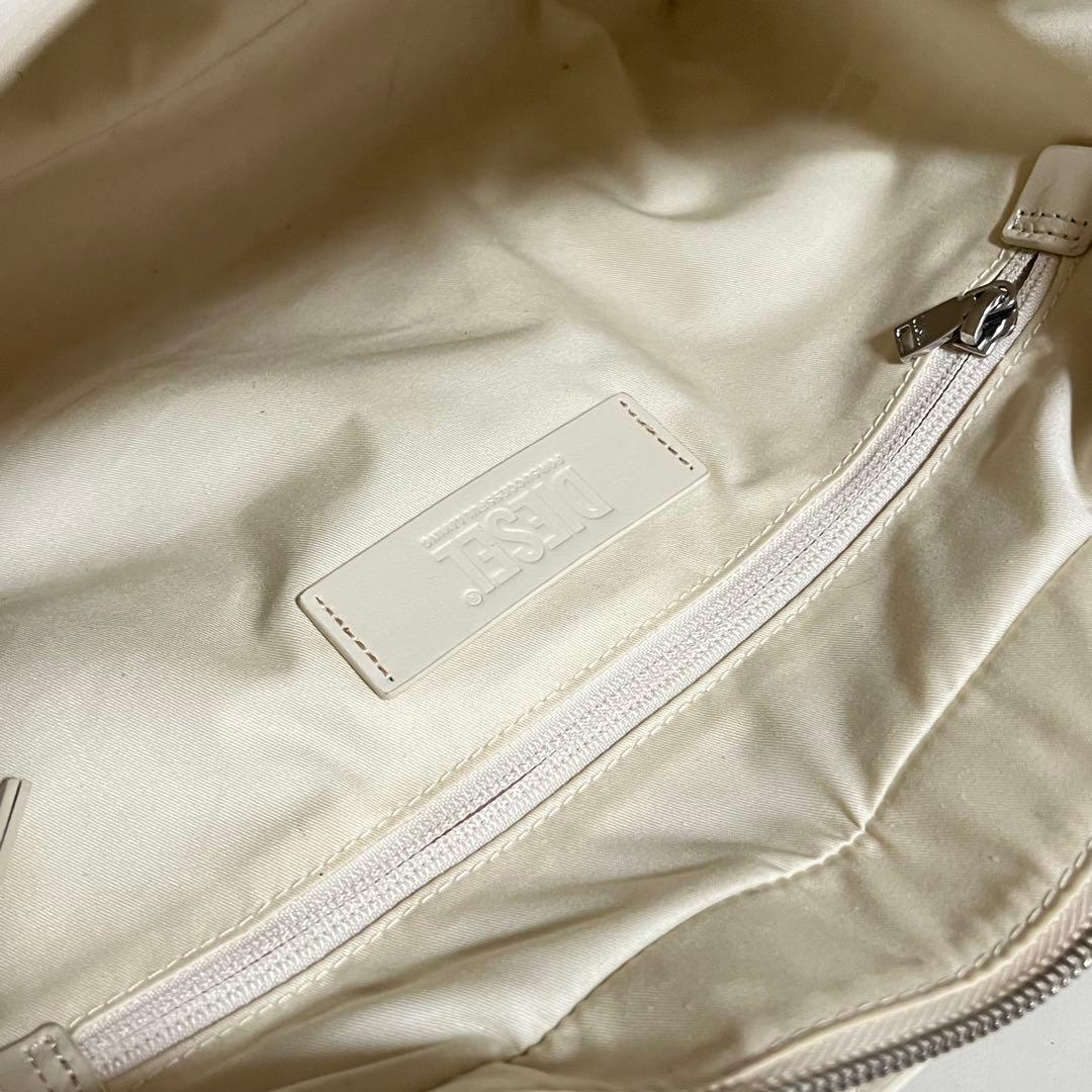 美品 DIESEL デニム カウレザー トートバッグ 2way ディーゼル 人気