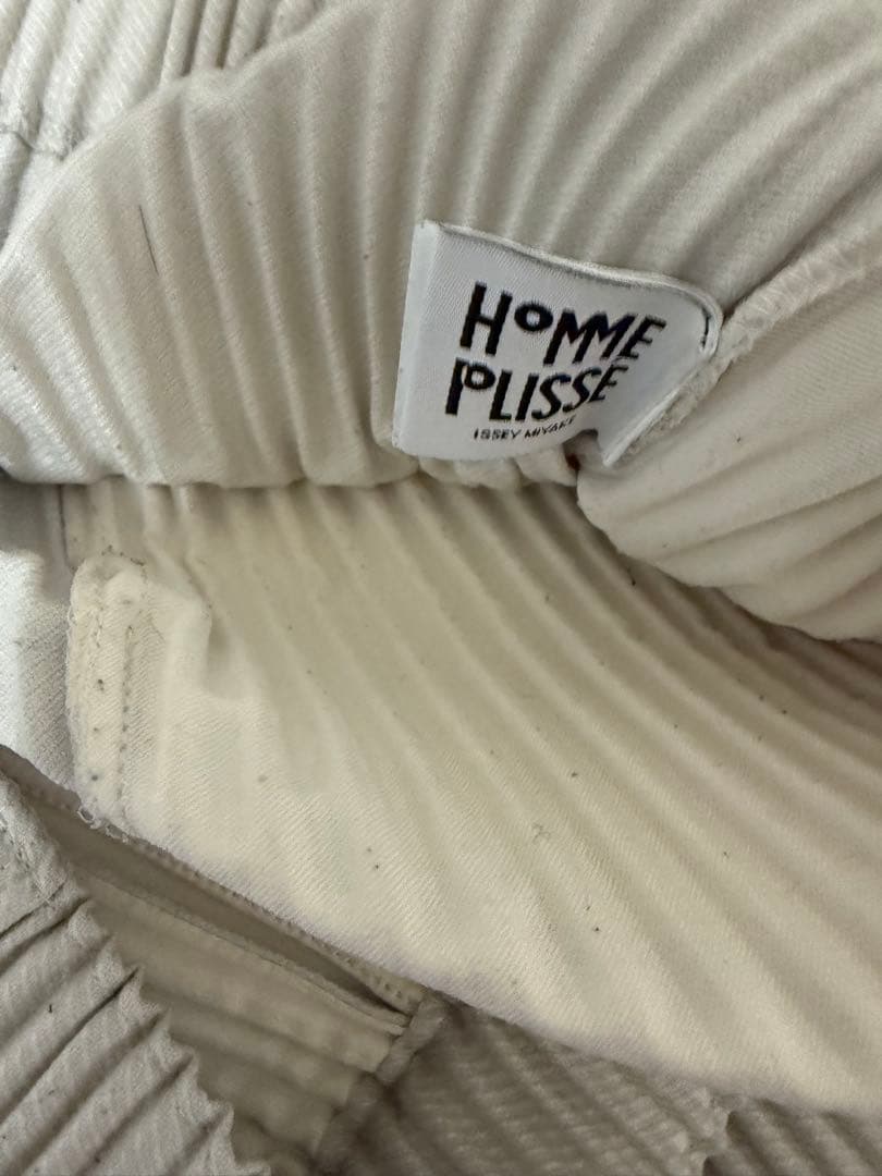 「HOMME PLISSÉ」KERSEY パンツ 02 美品