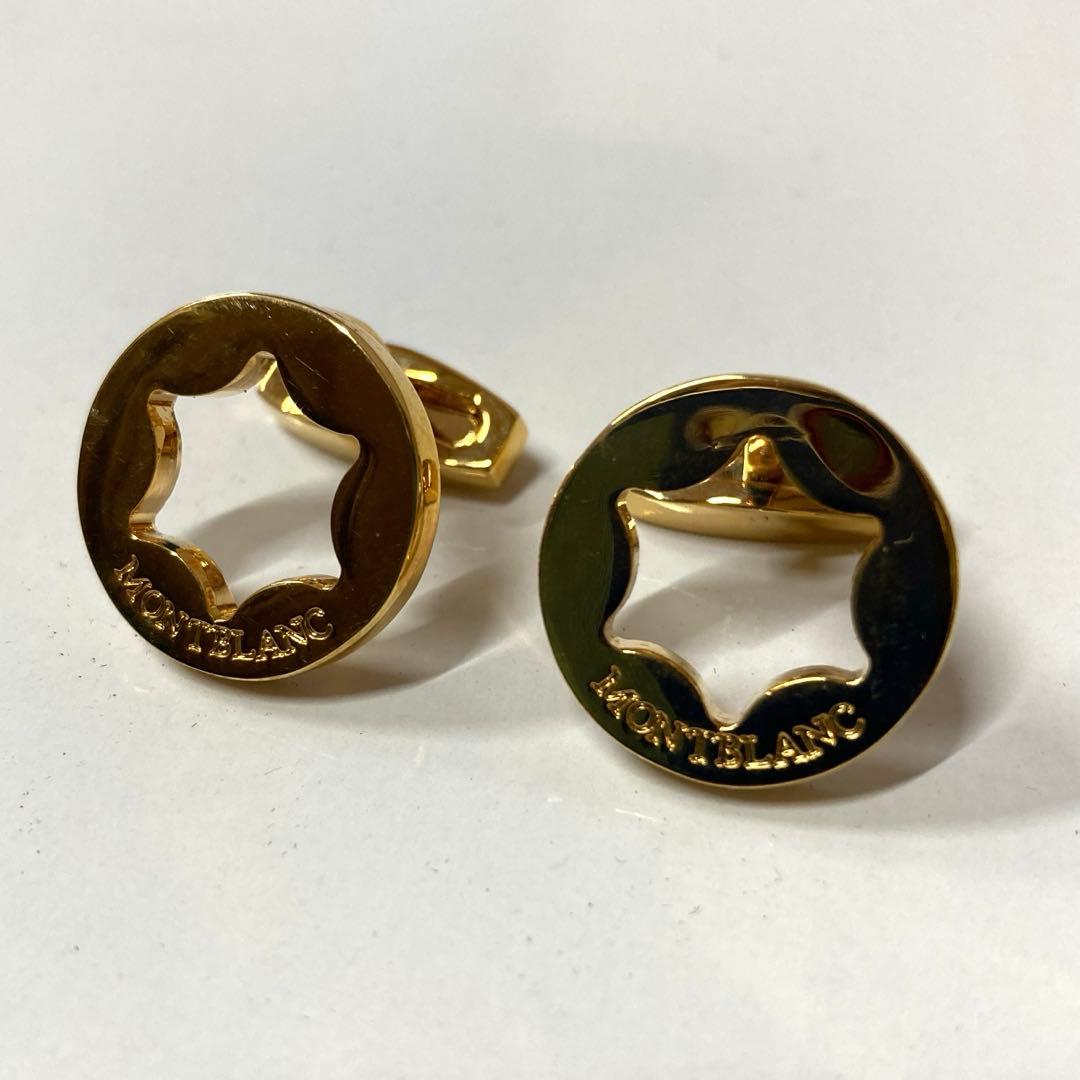 MONTBLANC モンブラン　カフス　ゴールド