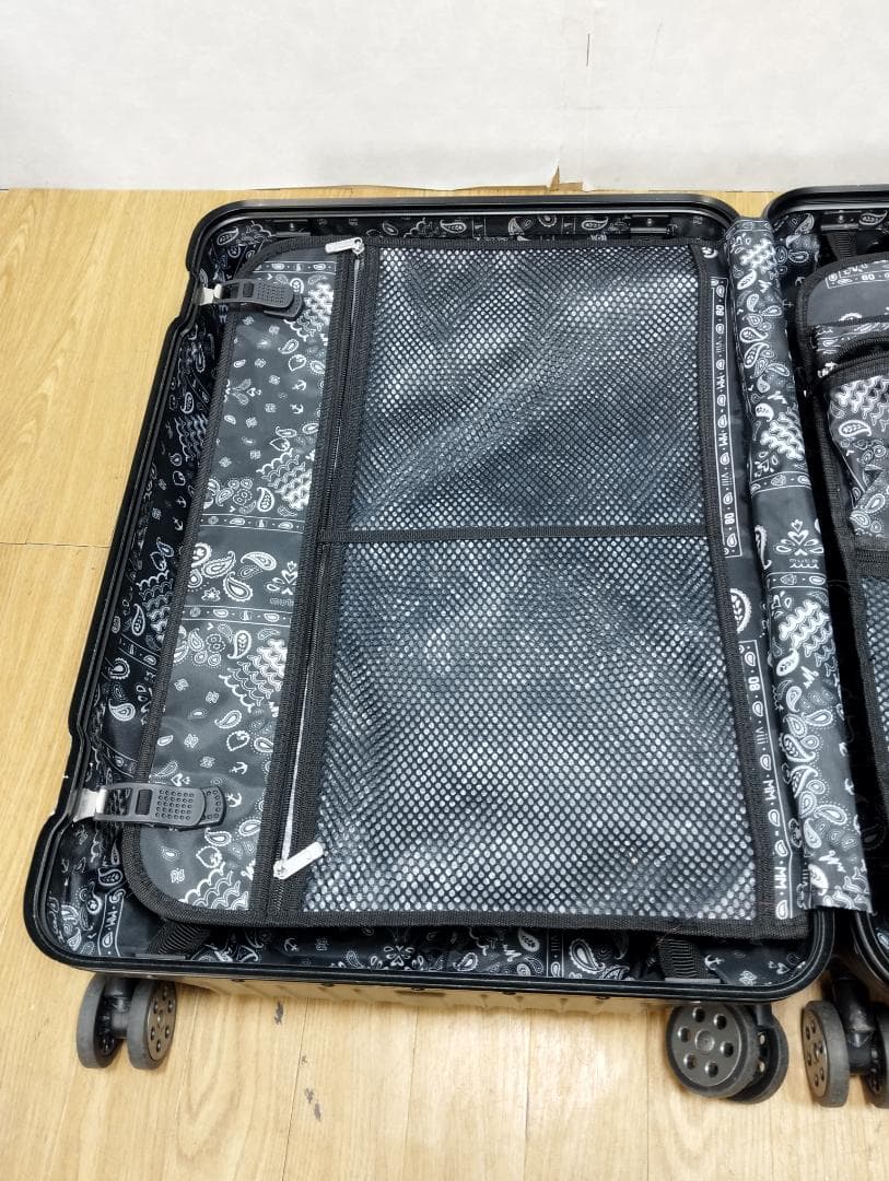 Y♢684 MUTA MARINE スーツケース PAINTESQUE ピンク