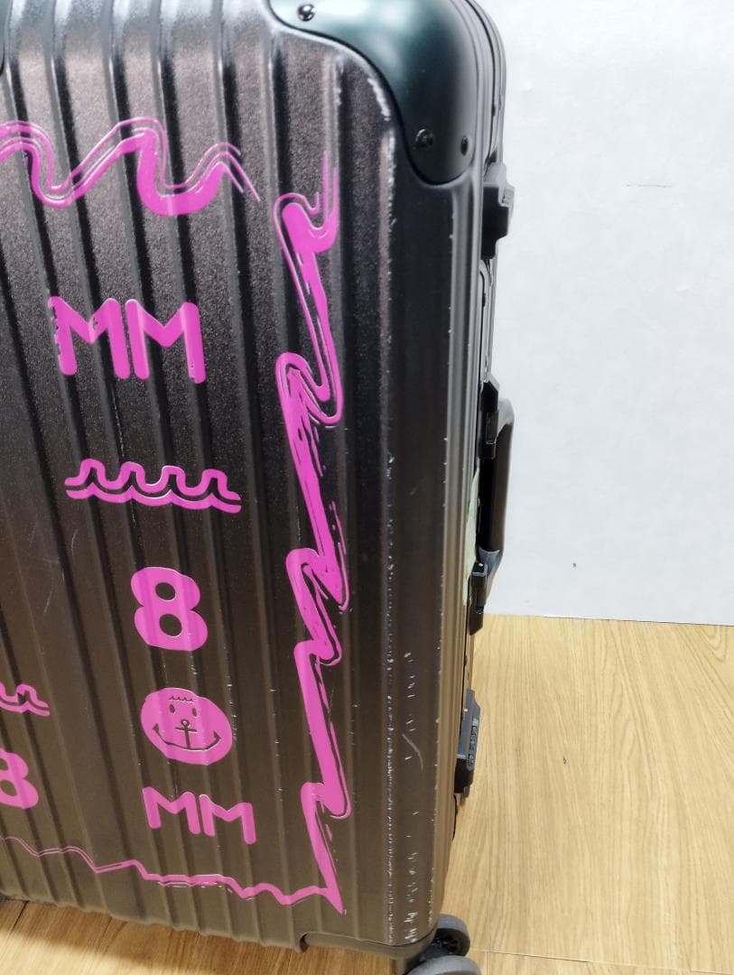 Y♢684 MUTA MARINE スーツケース PAINTESQUE ピンク