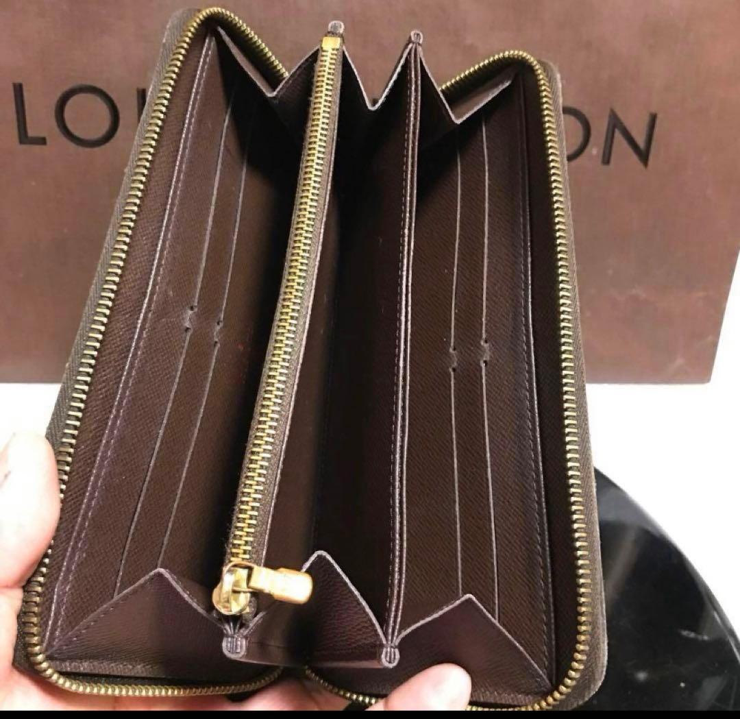 【安価！良品】LOUIS VUITTON ダミエ　ジッピーウォレット