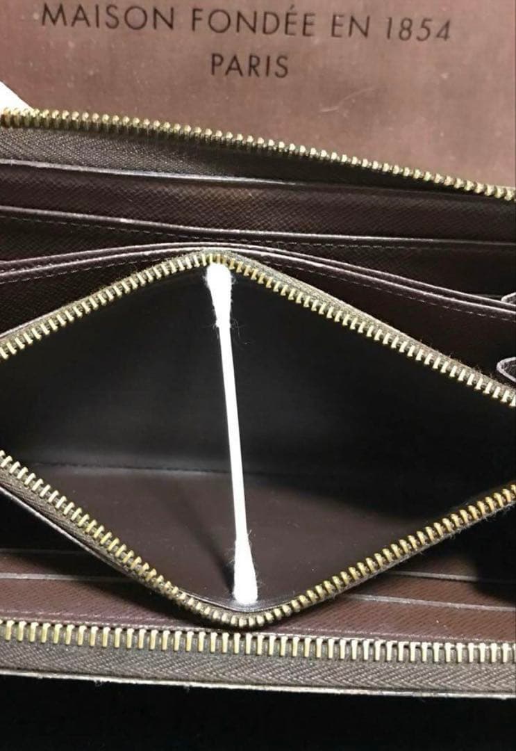 【安価！良品】LOUIS VUITTON ダミエ　ジッピーウォレット