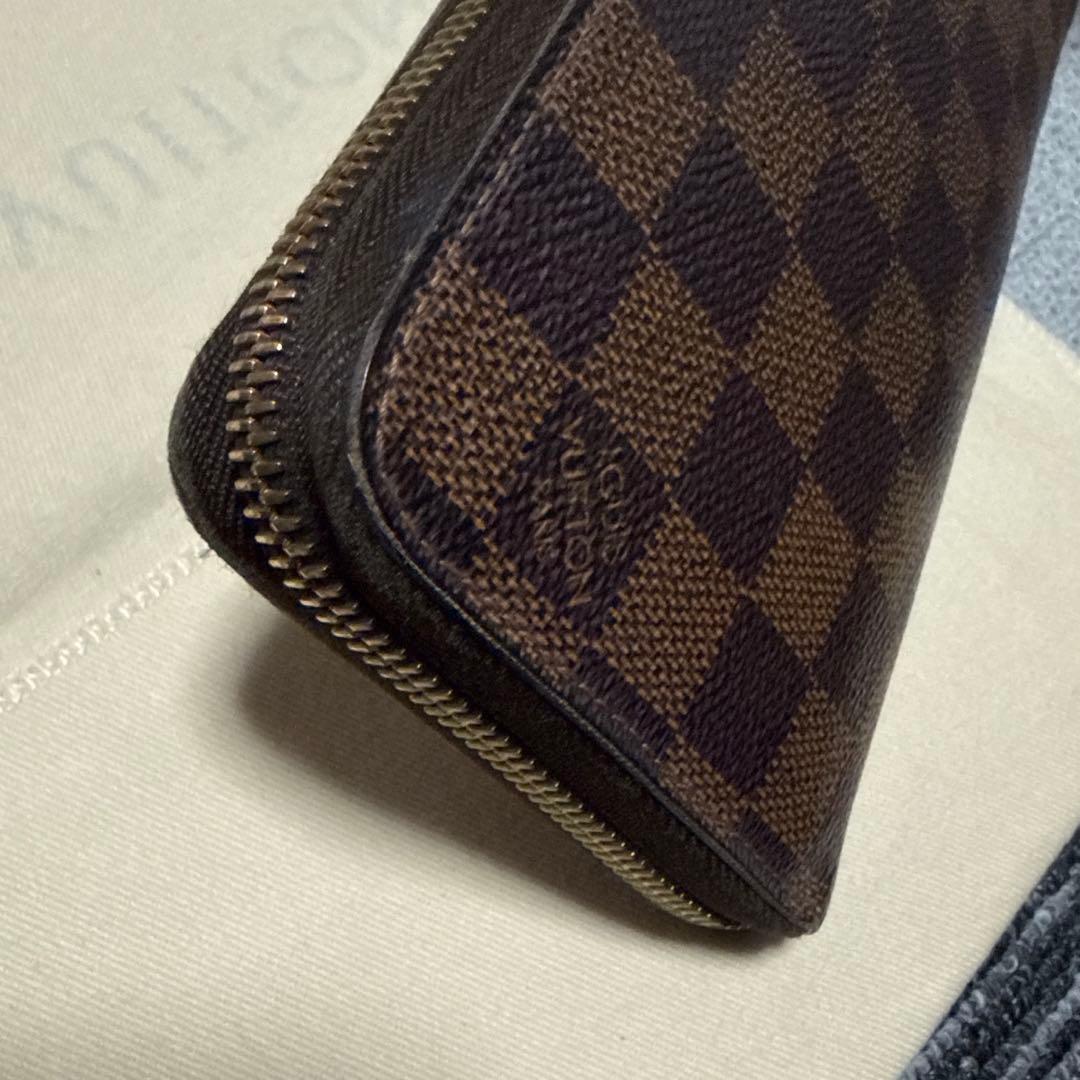 【安価！良品】LOUIS VUITTON ダミエ　ジッピーウォレット