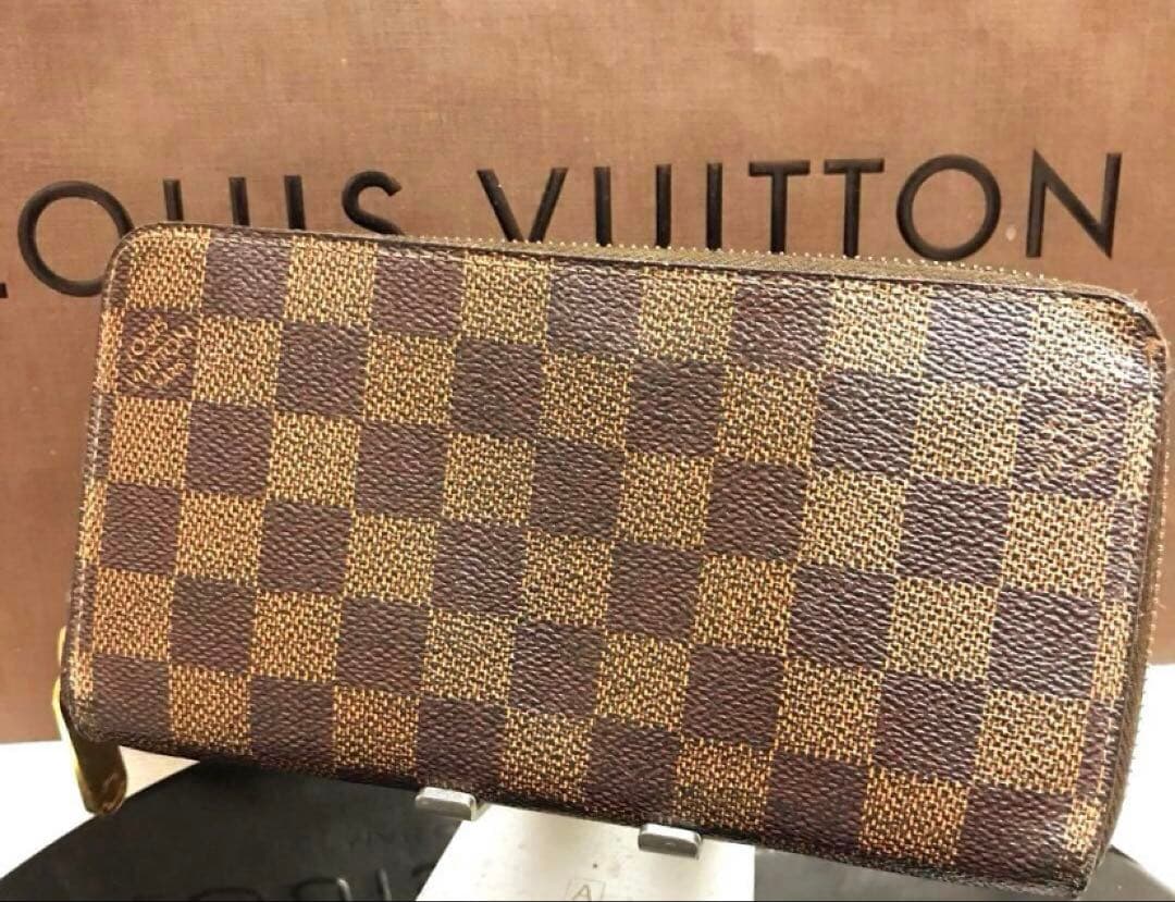 【安価！良品】LOUIS VUITTON ダミエ　ジッピーウォレット