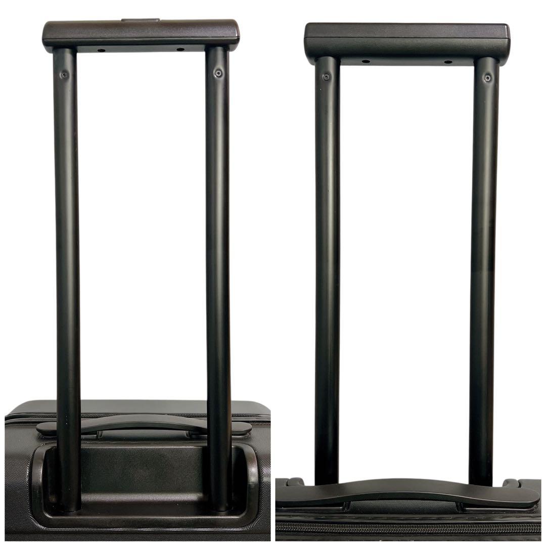 ★無印良品 MUJI バーを自由に調節できるハードキャリーケース 33L 黒