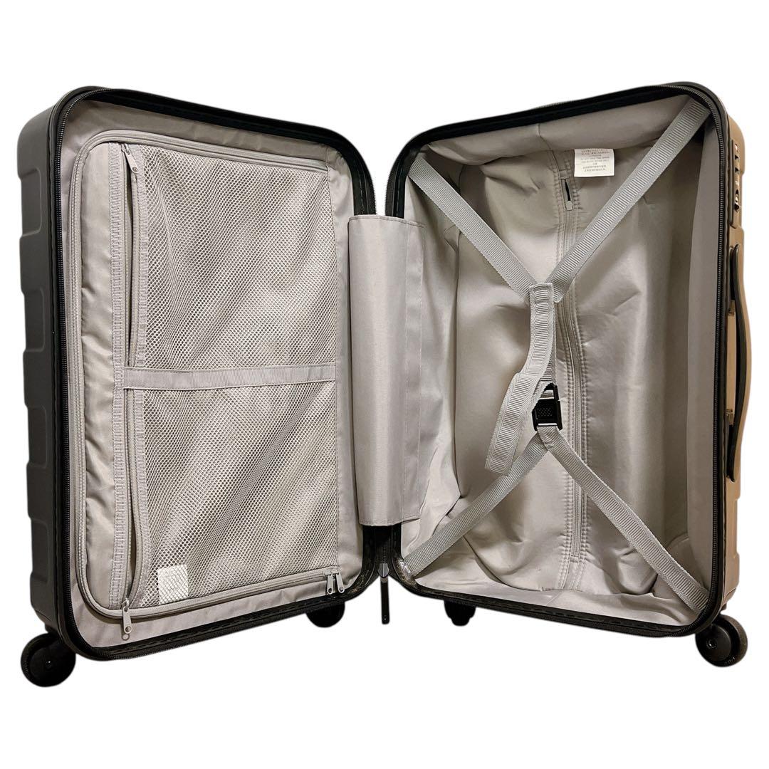 ★無印良品 MUJI バーを自由に調節できるハードキャリーケース 33L 黒