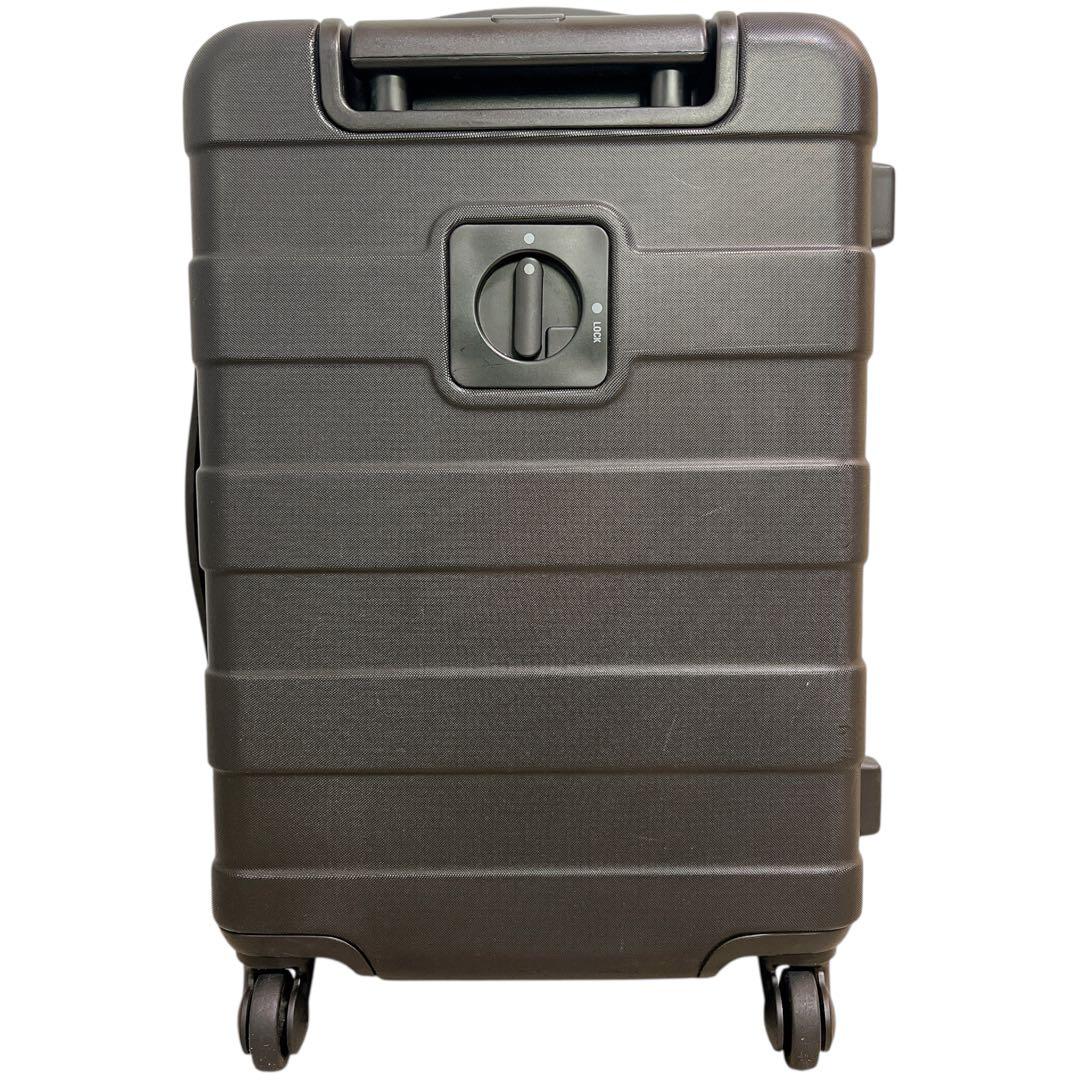 ★無印良品 MUJI バーを自由に調節できるハードキャリーケース 33L 黒