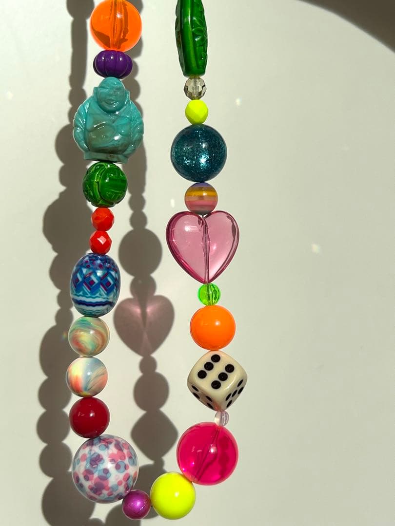 【専用】アプロジオ＆コー　アイスブルー　バングル、フローリアン　大仏ネックレス