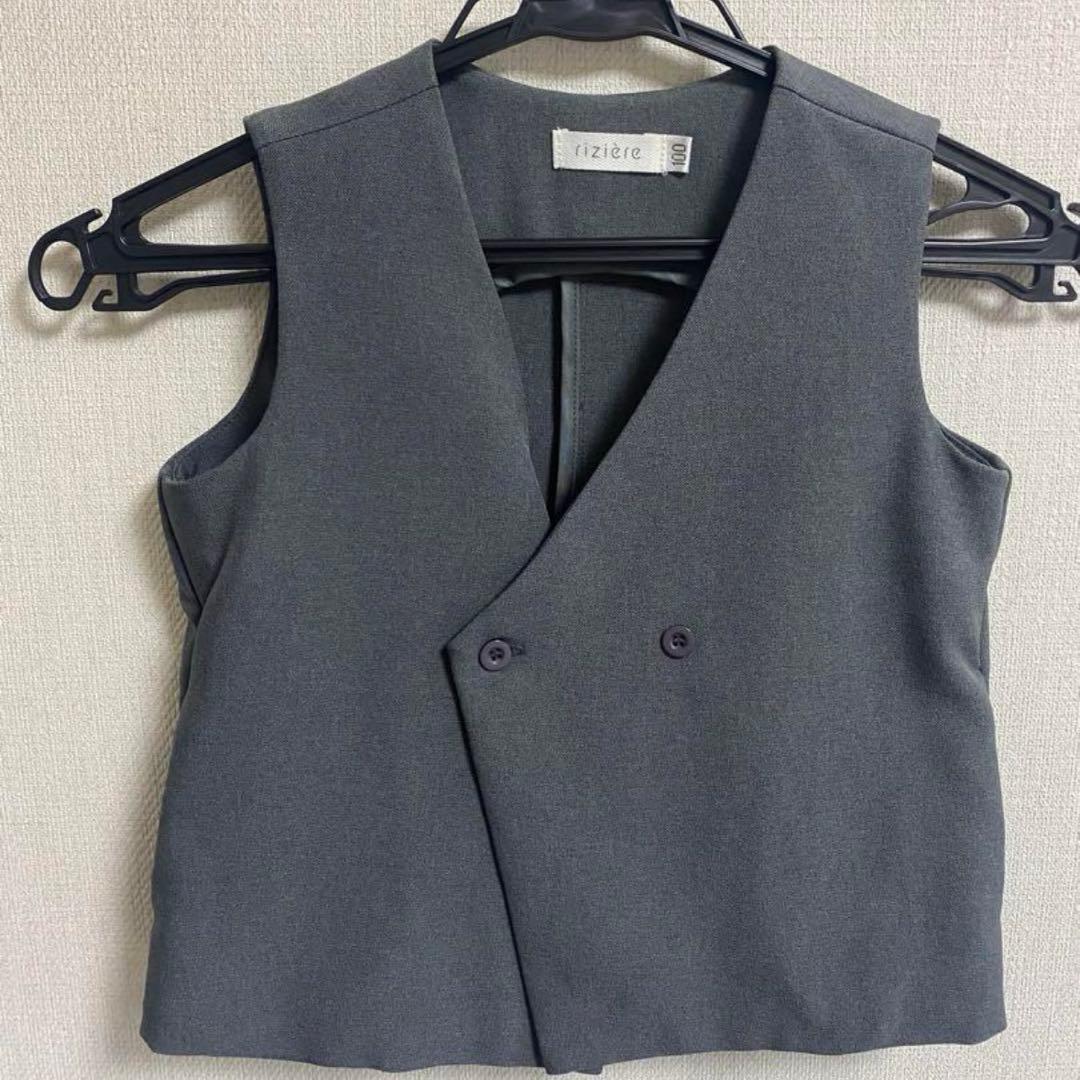 【riziere 】5点セット ベスト.ジャケット.パンツ.シャツ.ネクタイ