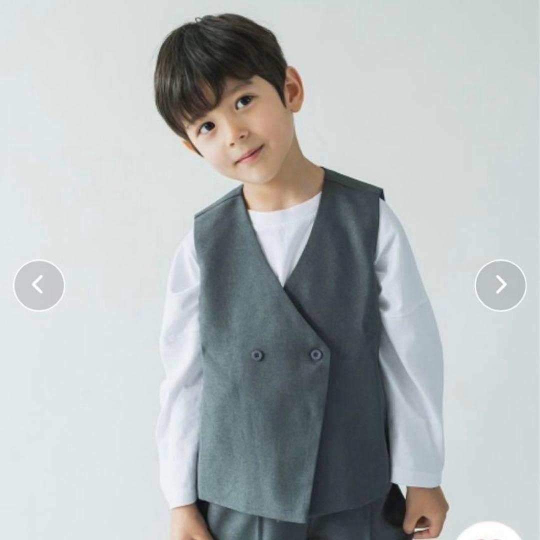 【riziere 】5点セット ベスト.ジャケット.パンツ.シャツ.ネクタイ