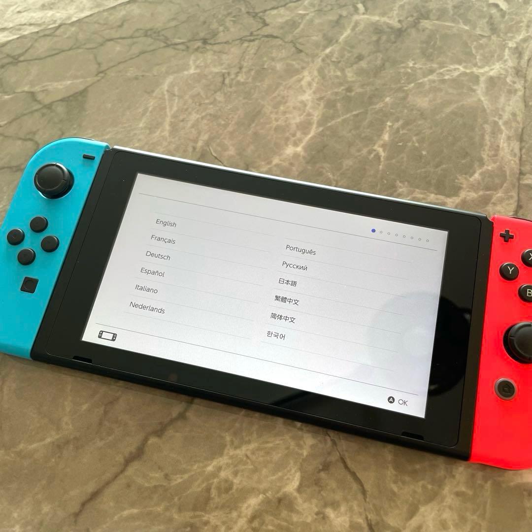 【美品】Nintendo Switch 本体 /ニンテンドー スイッチ 青 赤