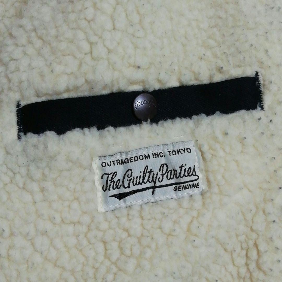 ワコマリア☓ラングラー裏地ボア ブラックデニムジャケット(L)