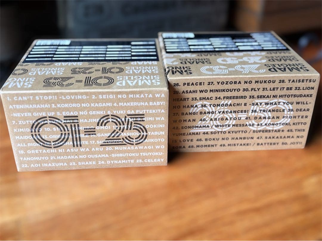 新品未開封希少 SMAP SINGLES 50ボックスセットCD完全予約受注生産